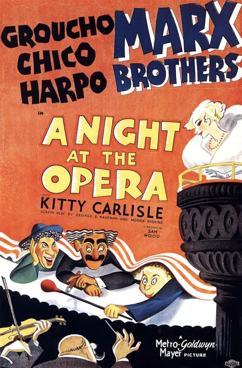 Póster de Una noche en la ópera