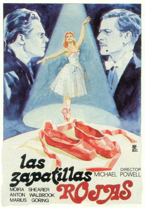 Póster de Las zapatillas rojas
