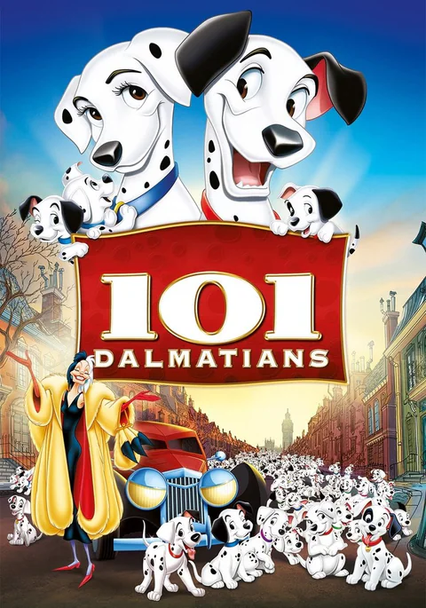 Póster de 101 dálmatas