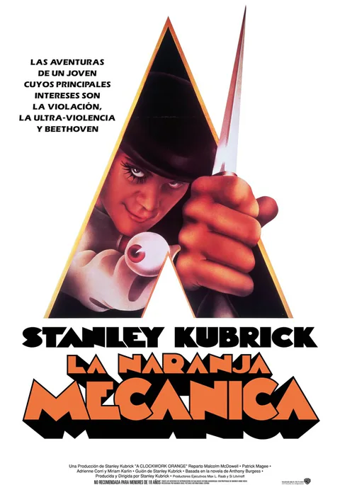Poster de La naranja mecánica