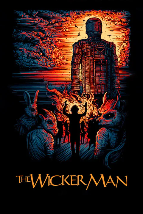 Poster de El hombre de mimbre