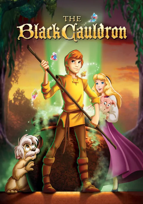 Poster de Taron y el caldero mágico