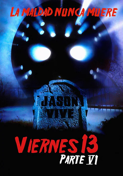 Poster de Viernes 13. 6ª parte: Jason vive