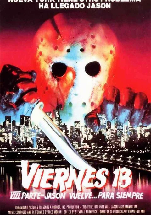 Poster de Viernes 13. Parte VIII: Jason vuelve... para siempre