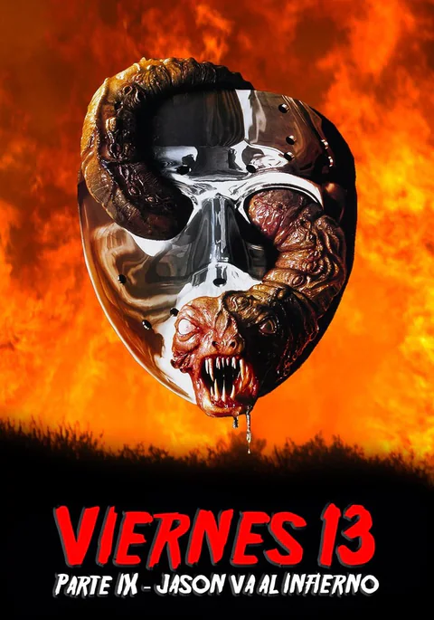 Póster de Viernes 13 - Parte 9: Jason se va al Infierno