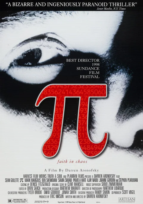 Poster de Pi: Fe en el caos