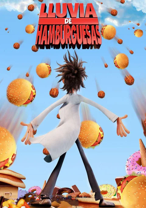 Poster de Lluvia de hamburguesas 2