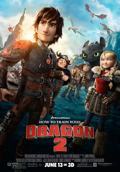 Poster de How to Train Your Dragon 2