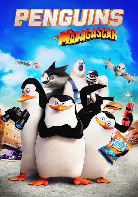Póster de Los pingüinos de Madagascar