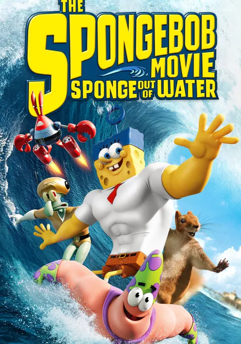 Póster de La película de Bob Esponja: Un héroe fuera del agua