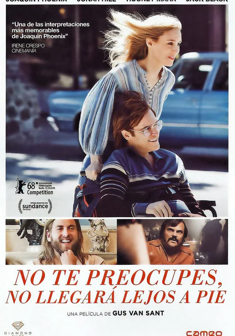 Poster de No te preocupes, no llegará lejos a pie