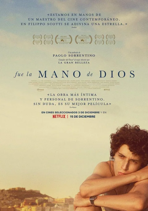 Póster de Fue la mano de Dios