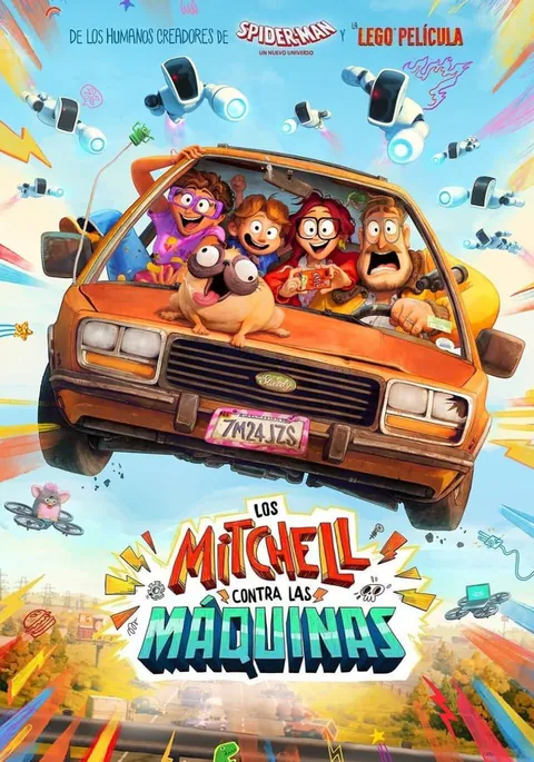 Poster de Los Mitchell contra las máquinas