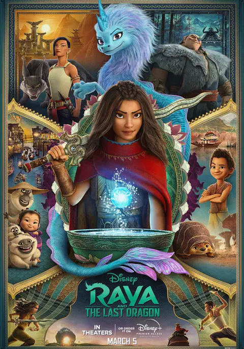 Póster de Raya y el último dragón