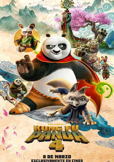Poster de Kung Fu Panda 4