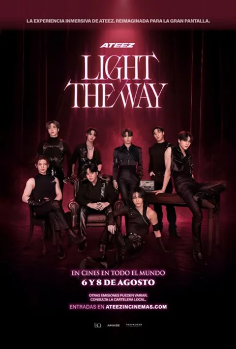 Póster de ATEEZ: LIGHT THE WAY IN CINEMAS