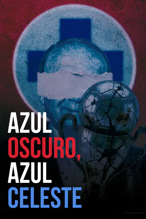 Poster de Azul oscuro, azul celeste