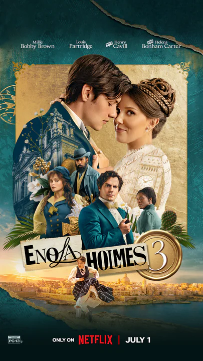 Poster de Enola Holmes 3