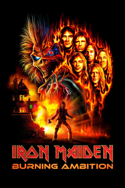 Póster de Iron Maiden: Burning Ambition