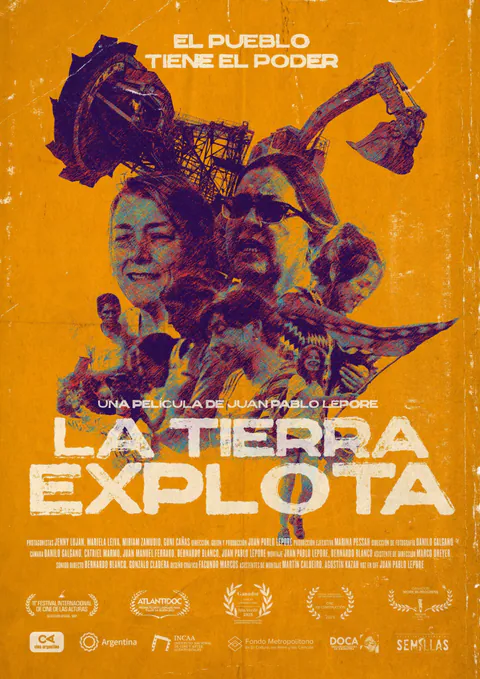 Póster de La tierra explota