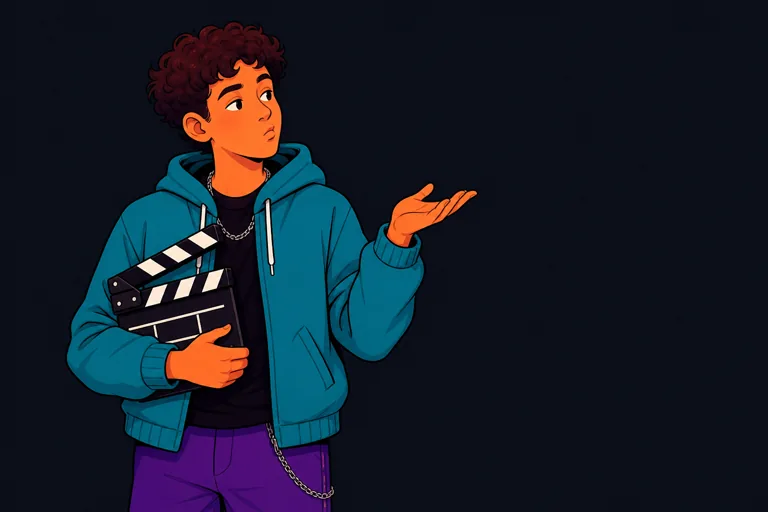 Un personaje de Cine Posta duda con gesto de más o menos.